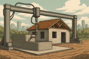 De papel a casas: Cómo las impresoras gigantes están construyendo ciudades enteras